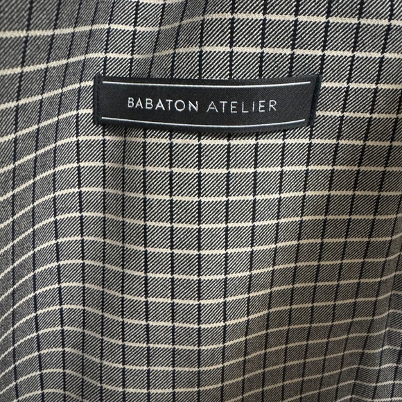 Aritzia Babaton Power Blazer Size 0 Grey Pattern - Picture 6 of 7